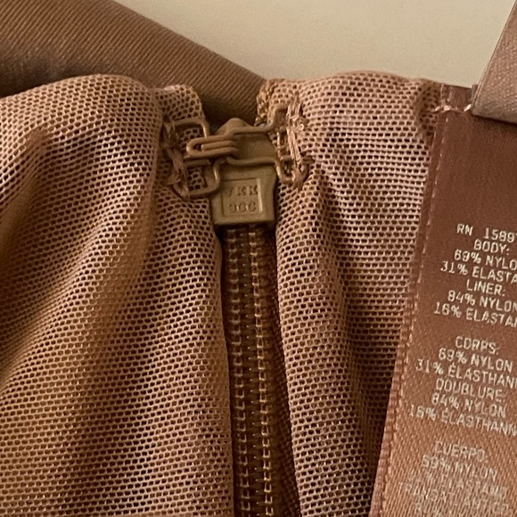 SKIMS Mid Thigh All in one Long Sleeve Onesie Bodysuit- Sienna Size 4X - Picture 13 of 13